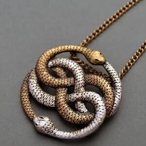 Auryn Never ending Story Snake Necklace Halloween Anniversary Birthday Gift NEW!